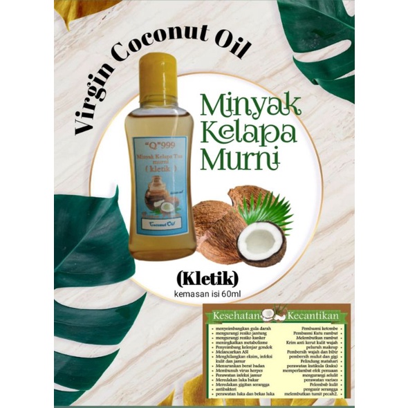 Minyak kelapa murni asli