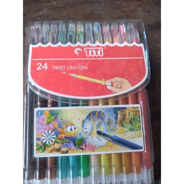 

crayon putar titi isi 24 warna murah