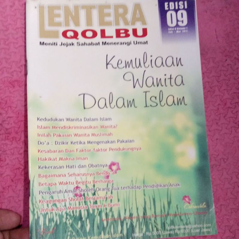 Majalah Lentera Qolbu, Kemuliaan Wanita Dalam Islam
