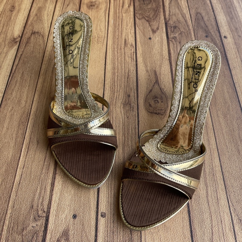 Sandal Wanita Terbaru hak 7cm Genio