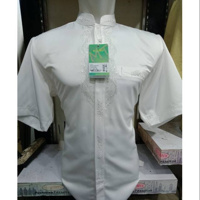 BAJU KOKO ALMIA MT PENDEK / original* almia lengan pendek