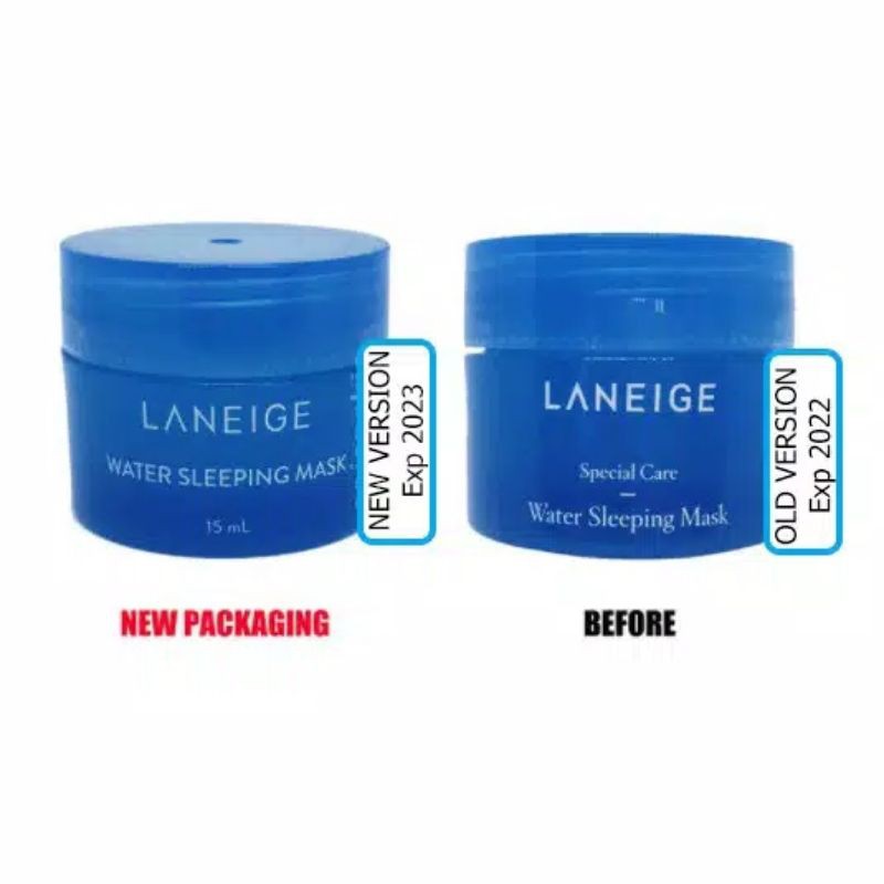 ❤Miss.Vinka❤ DIST. LANEIGE Water Sleeping Mask Travel Sample Size 15ml Original Korea