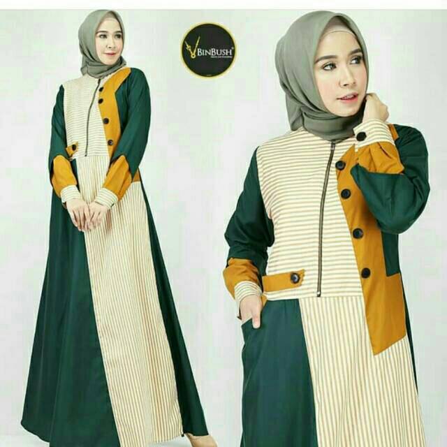 TERLARIS TERBARU TERMURAH Baju gamis abidah dress