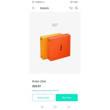 album butter BTS original weverse