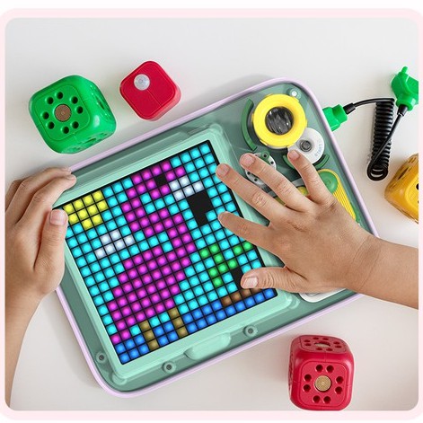 [Tersedia] Divoom Pixel Factory pixel papan gambar kreatif puzzle yang dilukis dengan tangan papan anak-anak hadiah ulang tahun DIY