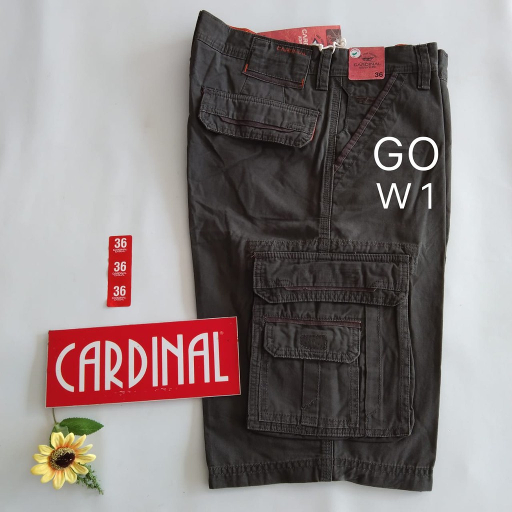 gos 36-KPL CARDINAL KEMPOL CASUAL Celana Pendek Cowok Celana Kempol Fashion Pria Brand Kekinian