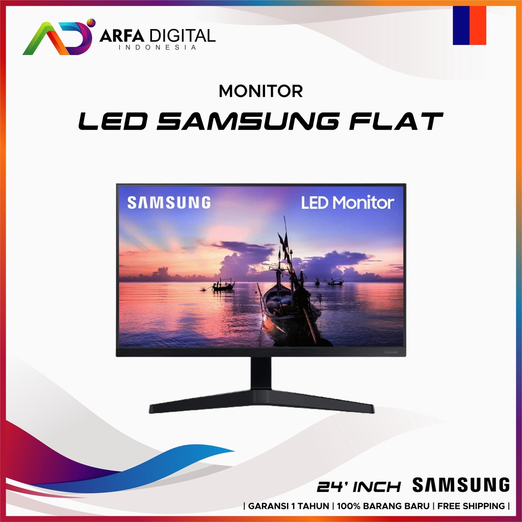 MONITOR SAMSUNG 24 inch FHD IPS 75HZ LS24R350FHEXXD Bezel-less Design
