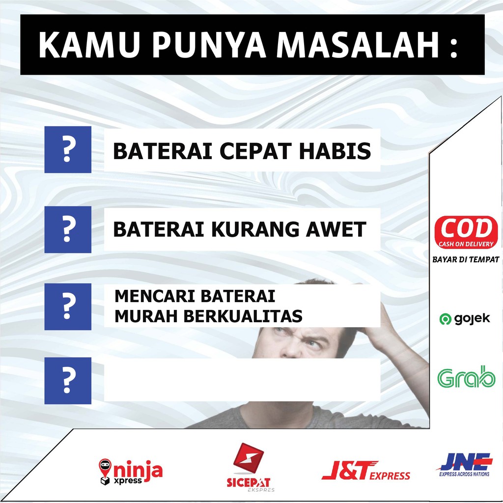 Baterai Tambahan Full Power AA A2 Eveready 1Pcs Tambahan Daya Battery Batere