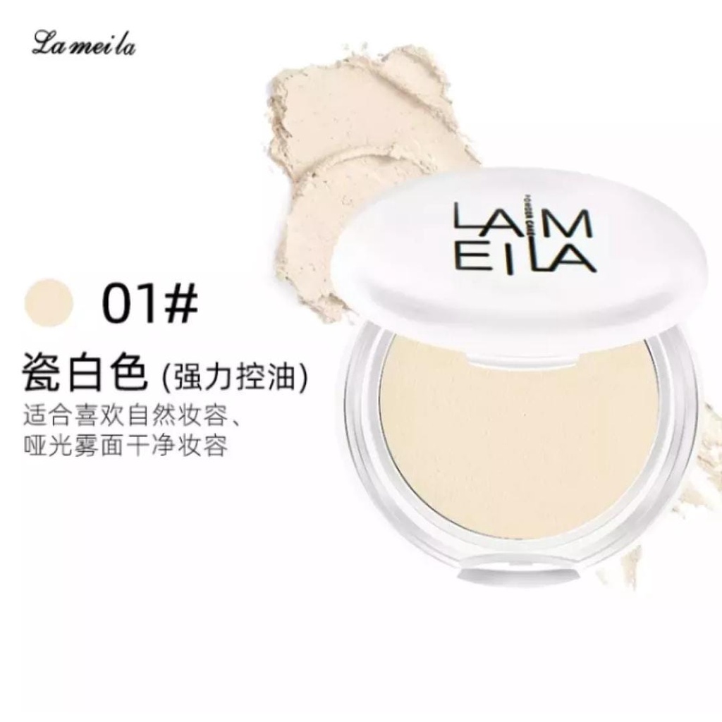 Lameila Pressed Powder Bedak Padat Make Up Powder DJ 5073