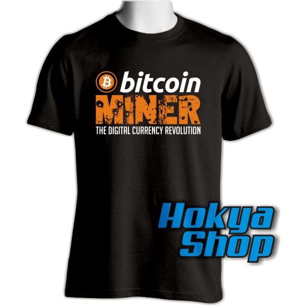 Kaos Hitam Bitcoin Miner #2