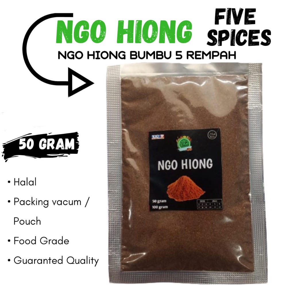 

Ngo Hiong 50 Gram / Chinese Five Spice Halal