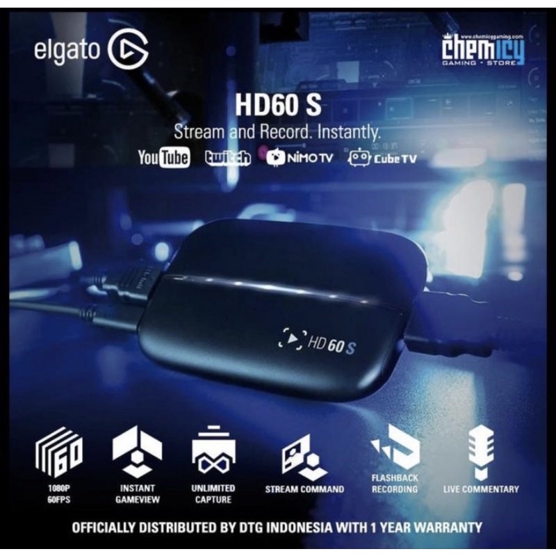 Elgato HD60S Second/Bekas Like New Paling Murah