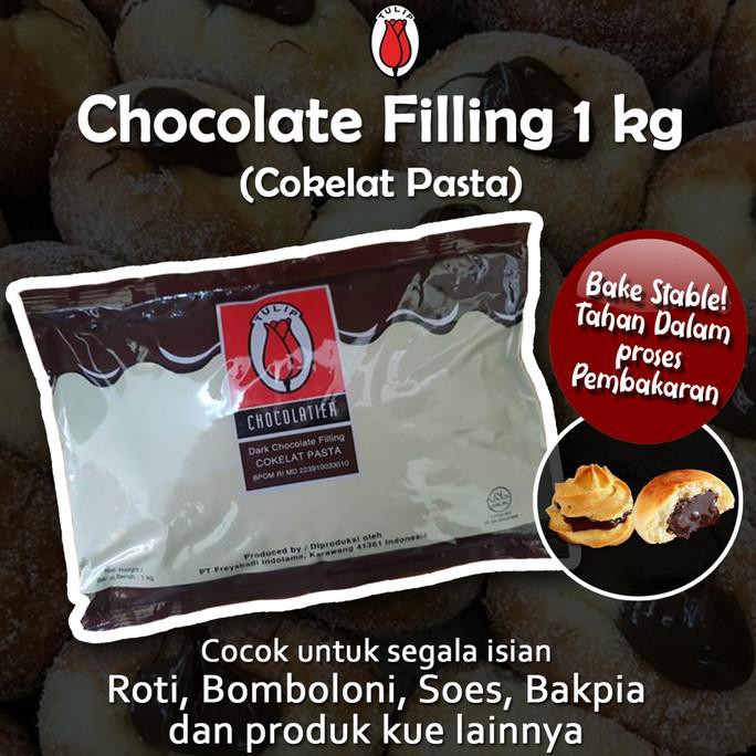 

FILLING COKLAT TULIP 1kg TERLENGKAP Kode 80