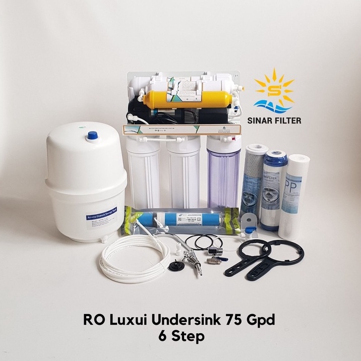 Mesin RO Reverse Osmosis LUXUI Undersink/ Filter Air Langsung Minum