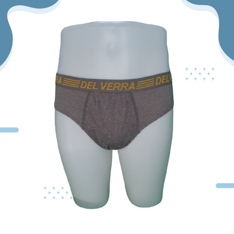 Sports Brief Underwear Celana Dalam CD Sempak Cowok Pria Del Verra Cokelat Art. KL-TT By Universalunderwear