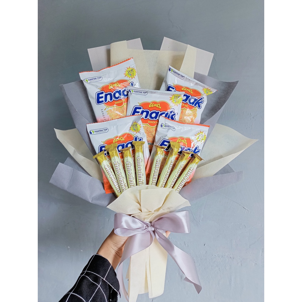 

Buket Jajan / Kado Wisuda - Ulang Tahun