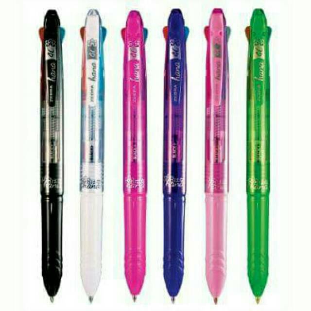 

Pen 4 warna Zebra Hana4C Ready 6 Colour Barrel