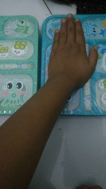 Sale Promo !! Lunchbox Yooyee 589 Pink Blue Bento 5 Sekat - Kotak Bekal Anti Tumpah