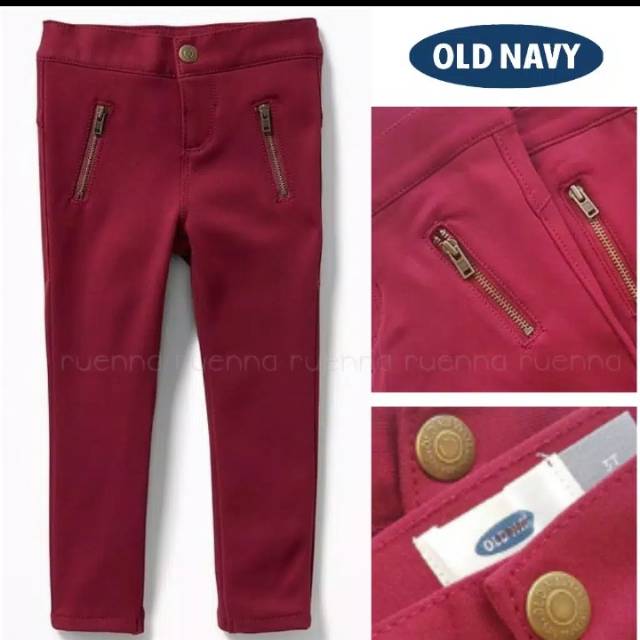 old navy girls ponte moto legging