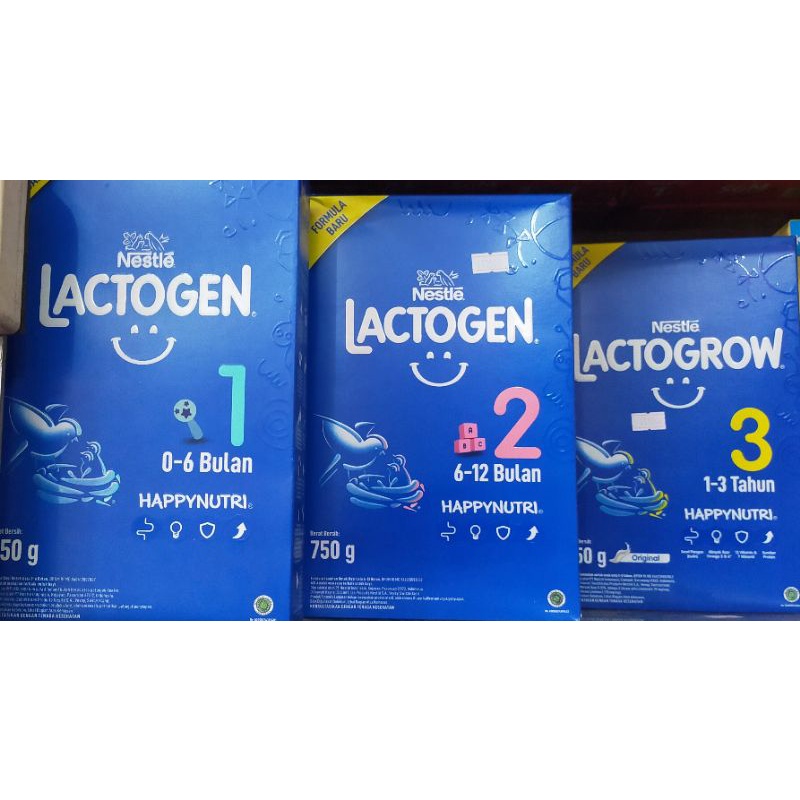 

(735 gr) Lactogen 1, Lactogen 2, dan Lactogrow 3