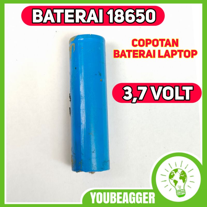 Baterai 18650 Ex Laptop 3,7-4,2volt