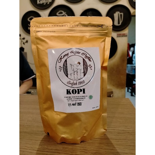 

Kopi Kongdjie berat 200 gram, expired 05 Mei 2022