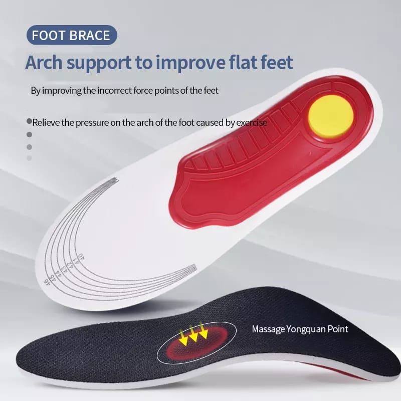 KUALITAS TERBAIK INSOLE HIGH ARCH SUPPORT INSOLE FLAT FOOT ALAS SEPATU KAKI DATAR ALAS SEPATU PRIA DAN WANITA SOL SEPATU IMPORT TERBAIK UNTUK KAKI DATAR