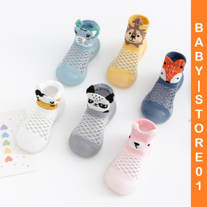 BABY STORE01 -  SPG SEPATU BAYI KARAKTER PREWALKER BAYI ANTI SLIP