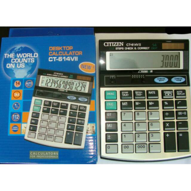 

KALKULATOR CITIZEN CT 614 VII