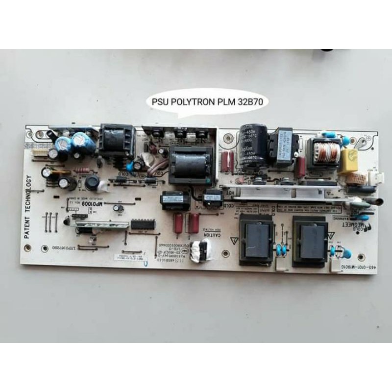 PSU 32B70 POWER SUPPLY TV Polytron PLM 32B70 REGULATOR original