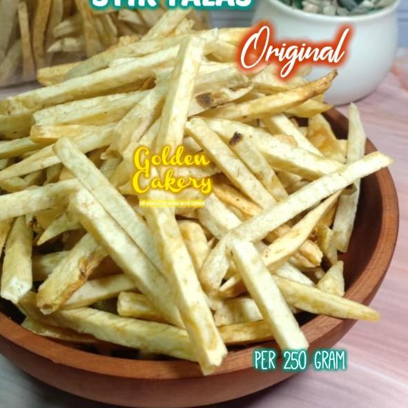 

✲ KERIPIK/STIK/STICK TALAS ORI RENYAH KRIUK 250GR NETT ™