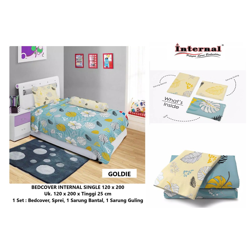 BEDCOVER INTERNAL SINGLE 120 (UKURAN NO. 3)