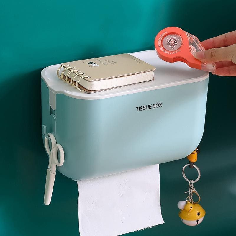 kotak Tisu/tissue toilet roll portable tempel dinding