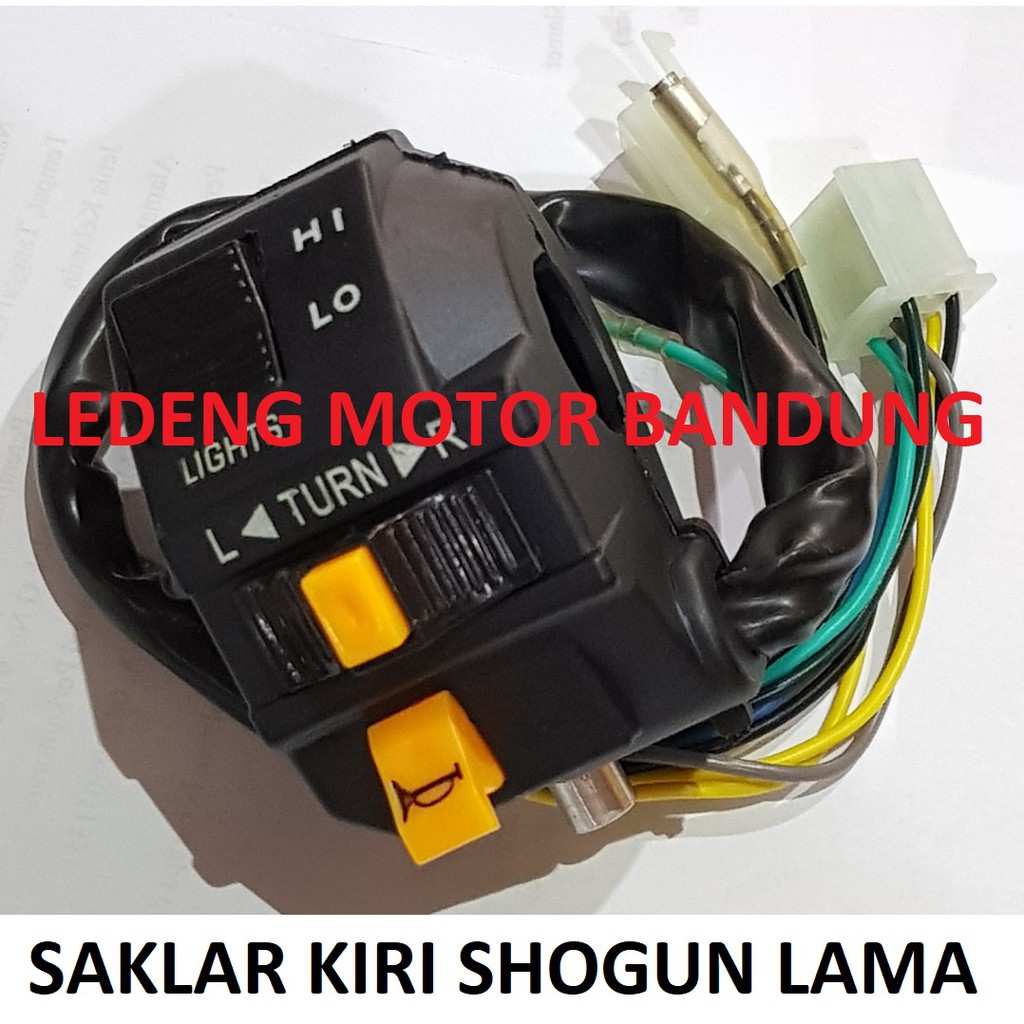 Saklar Kiri Shogun Lama Switch 12 Kabel Tombol Klakson Sen Lampu Dim Lokal