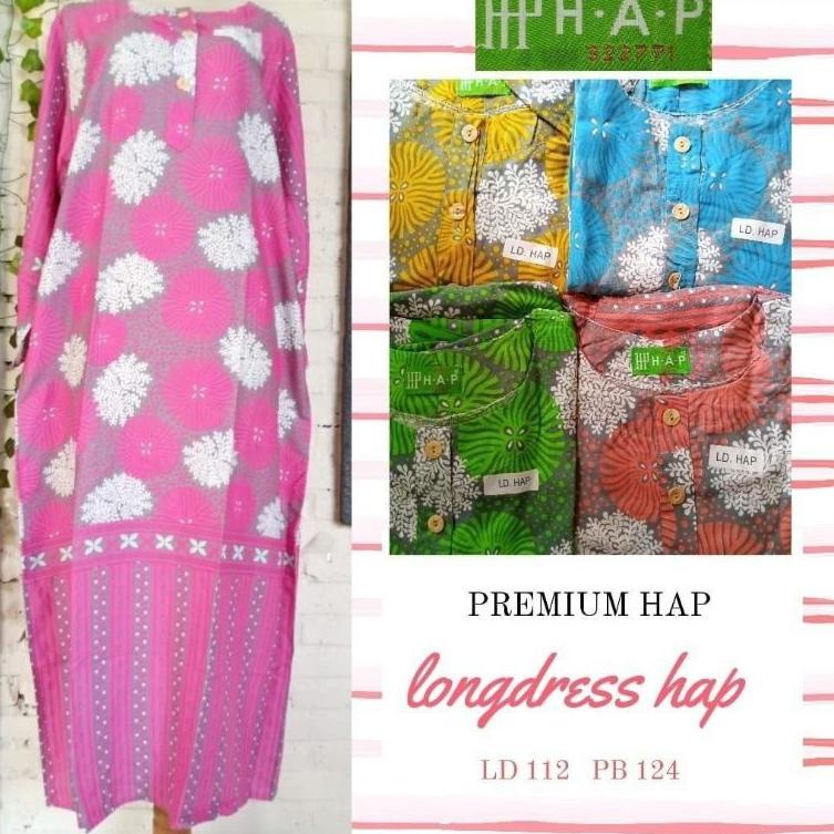 Terbaru.. DASTER LONGDRESS HAP ORIGINAL LD 110 | DASTER HAP | DASTER LONGDRESS | DASTER LENGAN PANJA