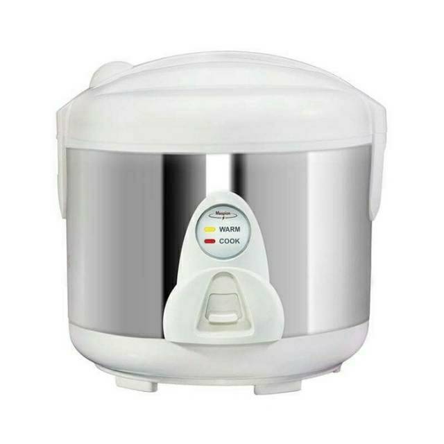 [ Maspion ] Magic Com / Rice Cooker Maspion MRJ 109 Panci Stainless Steel (Lebih Sehat) - 1.2L