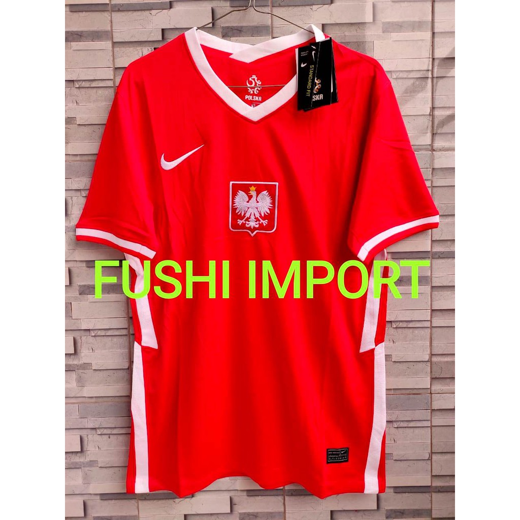 HQ JERSEY BOLA POLANDIA AWAY EURO CUP 2021 POLAND AWAY GO HIGH QUALITY IMPORT