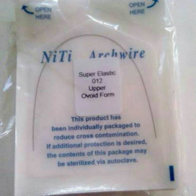 Kawat Niti, Behel Perawatan gigi, Eceran