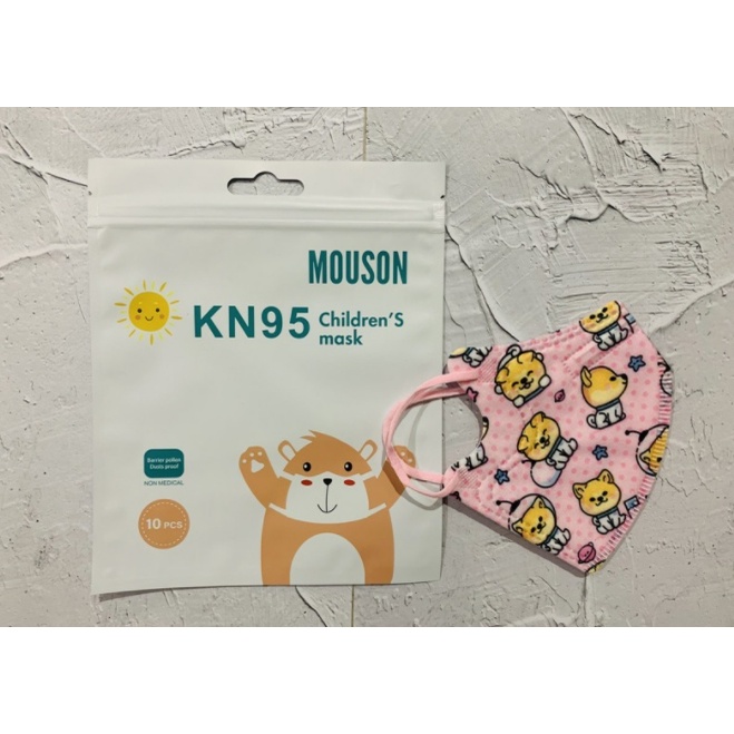 KN95 MOUSON KIDS BABY MOTIF KARAKTER PREMIUM N95 KIDS MASK 5PLY ISI 10PCS