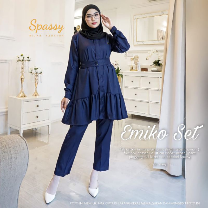stelan wanita emiko set