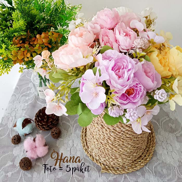 Bunga plastik artificial/bunga plastik/bunga dekorasi