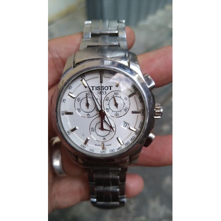 jam tangan tissot clone second bekas non ori swiss isa quartz