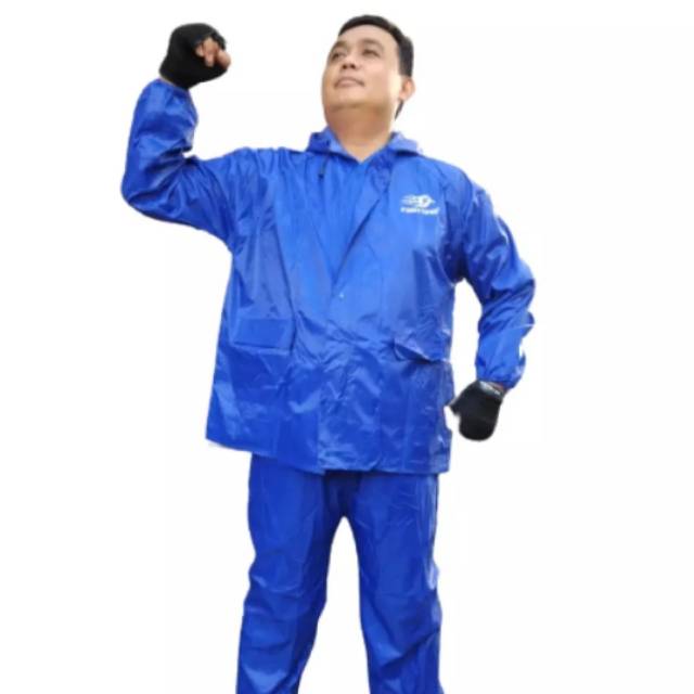 fortune Jas Hujan Stelan Jaket Celana Parasut TasLan Bahan Seperti Axio - jas hujan Fortune