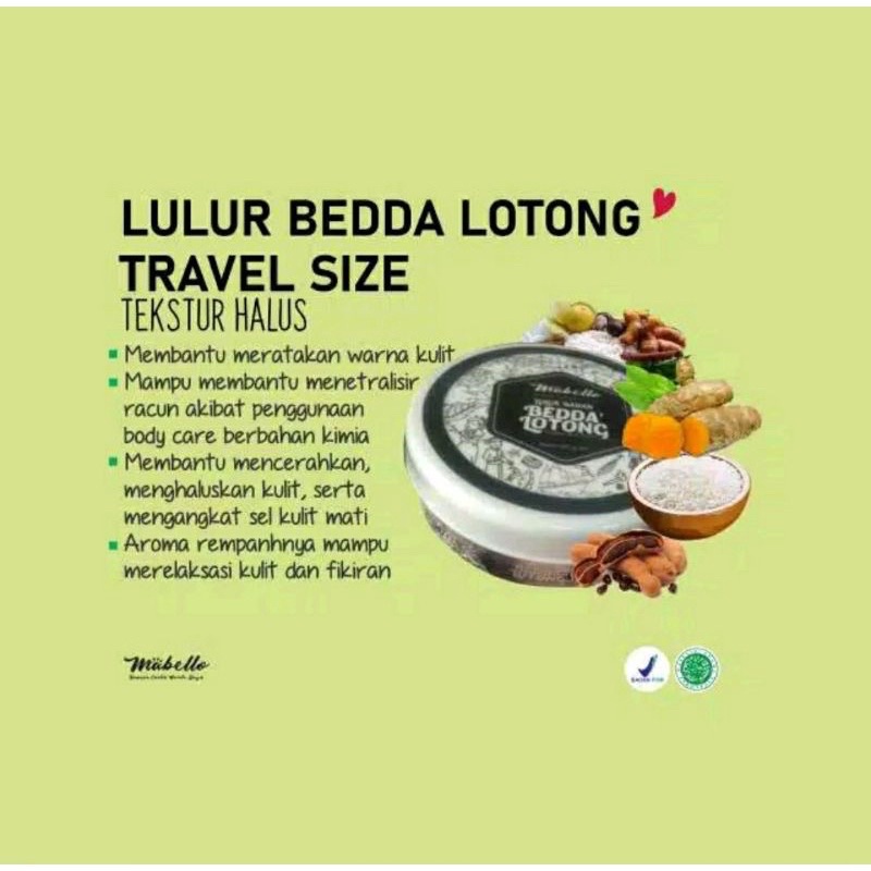 lulur bedak lotong mabello