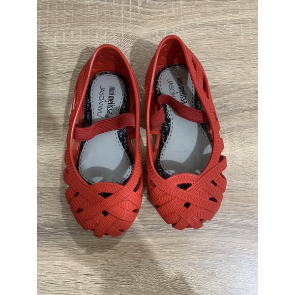 Mini Melissa Jason Wu red preloved