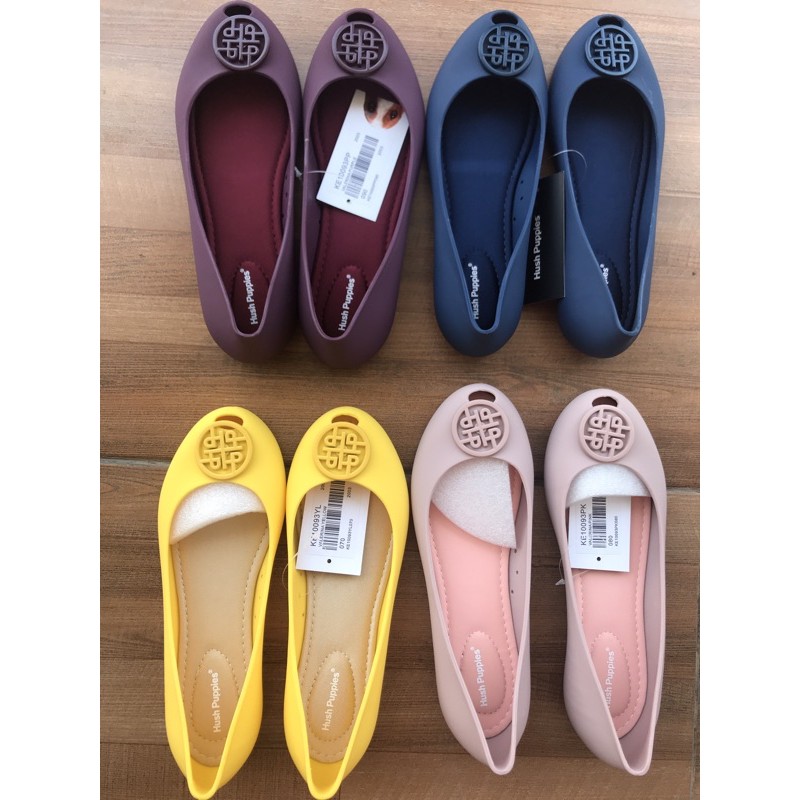 Hush puppies Emilia jelly flat shoes dan Emilia Pearlized