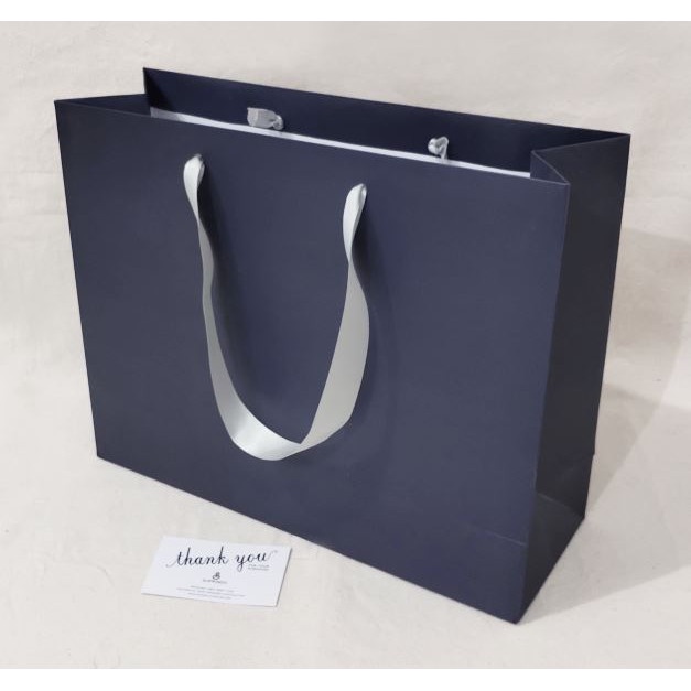 

Premium Paperbag JUMBO/Kantong kado uk. P45 x L15 x T35 cm - Biru