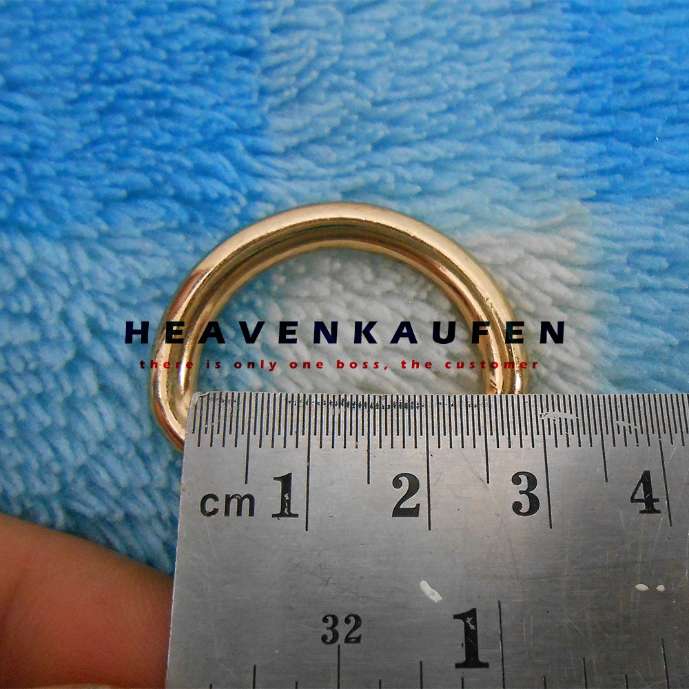 Ring D Tas 2,5 cm Gold Muda / Emas Muda Premium Quality