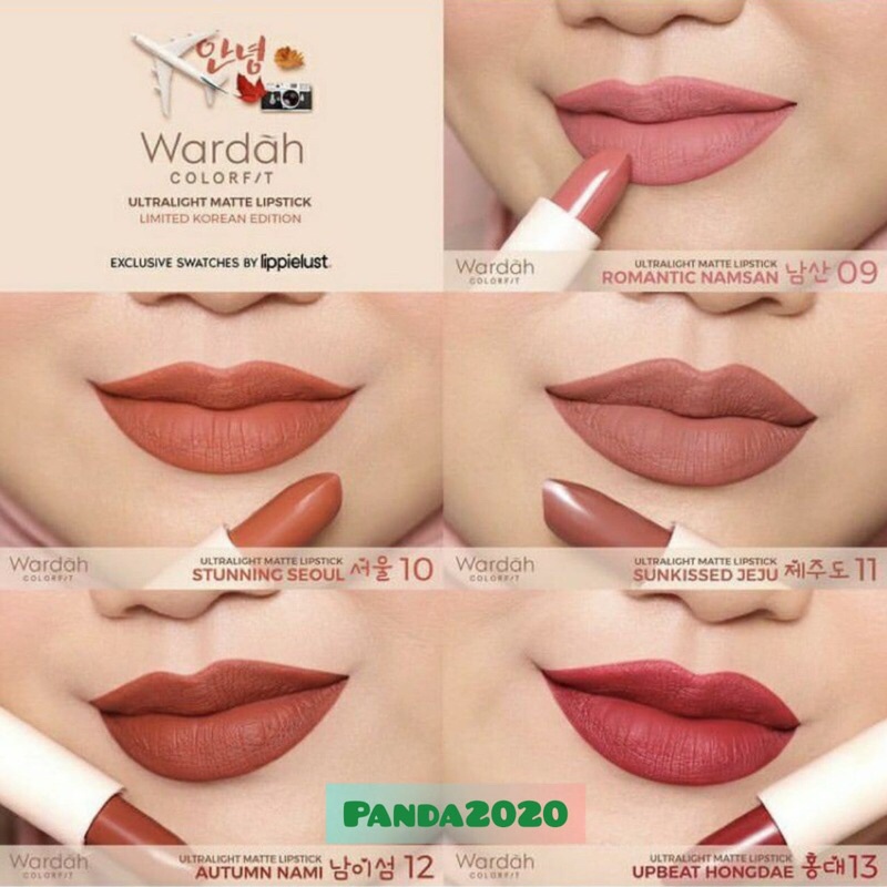 Wardah Colorfit Ultralight Matte Lipstik - Korean Edition