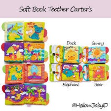 Soft Book TeetheR Book Carter Soft book Buku bantal anak Buku kain bayi buku cerita inggris anak Buku Kain Bayi Bunyi Nyit Nyit Softbook Buku Bantal Soft book